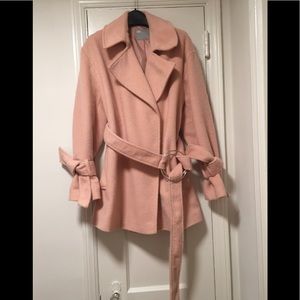 Light pink pea coat